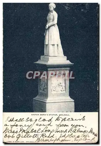 Cartes postales Sister&#39s Dora&#39s statute Walsall