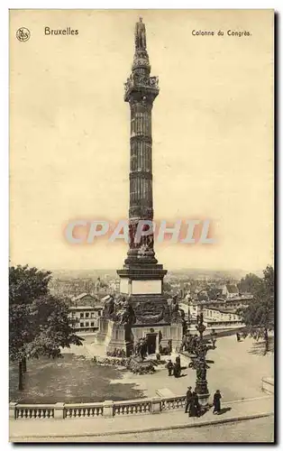 Cartes postales Bruxelles Colonne du congres