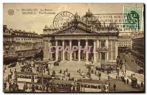 Cartes postales Bruxelles La Bourse