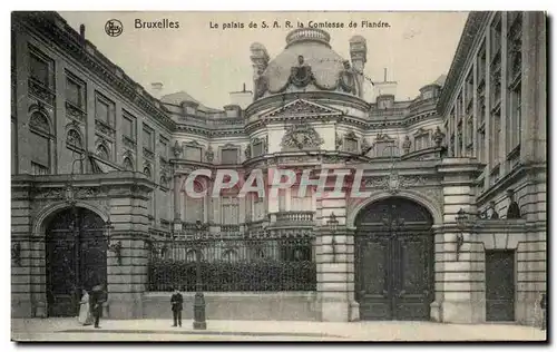 Cartes postales Bruxelles Le palais de SAr la comtesse de Flandre