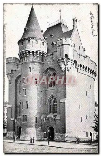 Cartes postales Bruxelles Porte de Hall