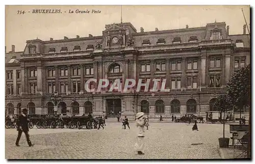 Ansichtskarte AK Bruxelles la grande poste