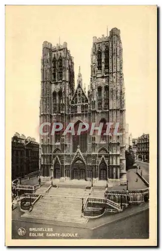 Cartes postales Bruxelles Eglise Sainte Gudule