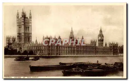 Cartes postales Londrs london Houses of Parliament