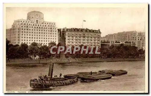 Cartes postales Londrs london Thames Embankment