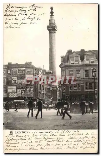 Ansichtskarte AK Londres london The monument