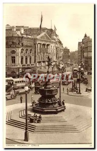 Grande Bretagne London Londres Ansichtskarte AK Piccadilly Circus