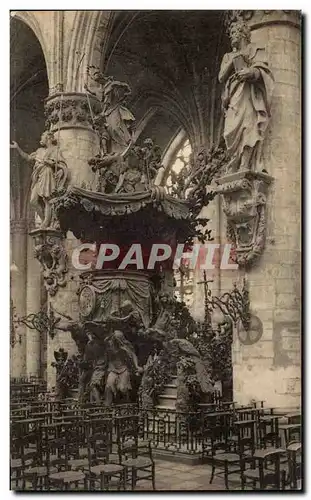 Bruxelles Ansichtskarte AK Eglise Sainte Gudule Chaire de Verite