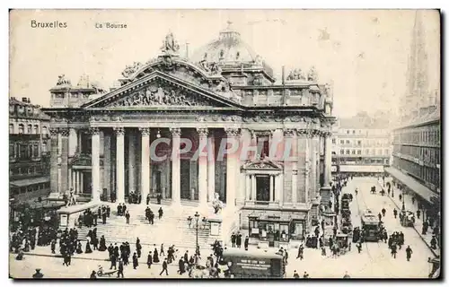 Bruxelles Cartes postales La Bourse