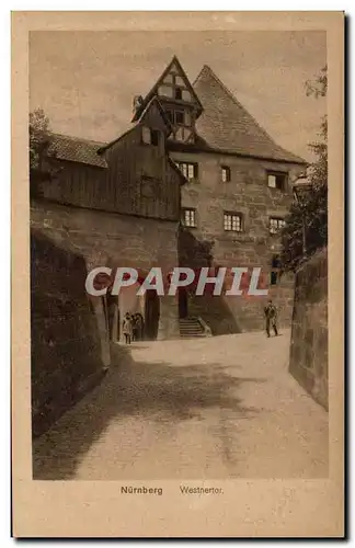 Cartes postales Nurnberg Westnertor