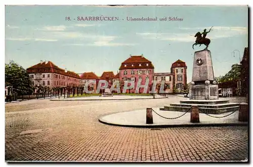 Cartes postales Saarbrucken Ulanendenkamla und Schloss