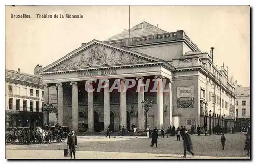 Cartes postales Bruxelles Theatre de la monnaie