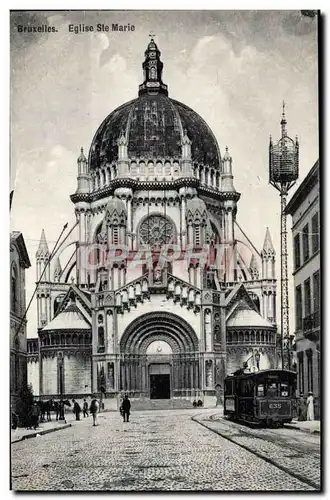 Cartes postales Bruxelles Eglise Ste Marie