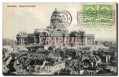 Cartes postales Bruxelles Palais de justice