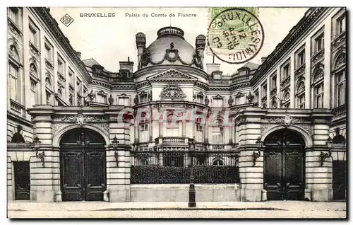 Cartes postales Bruxelles Palais du comte de Flandre