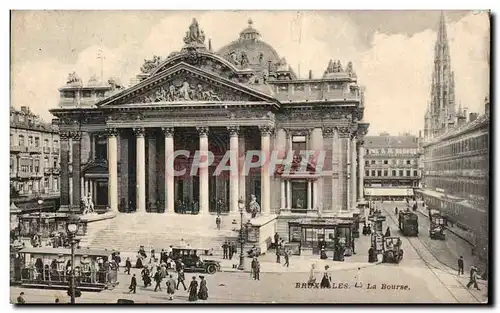 Cartes postales Bruxelles La Bourse