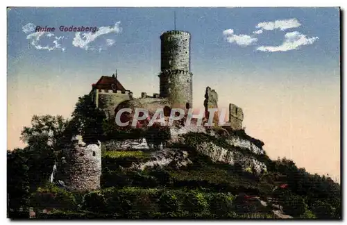 Cartes postales Ruine Godesberg