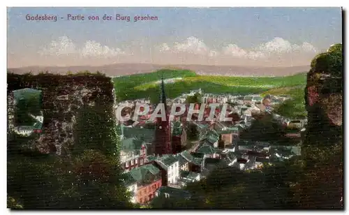 Cartes postales Godesberg Partie von der Burg gesehen