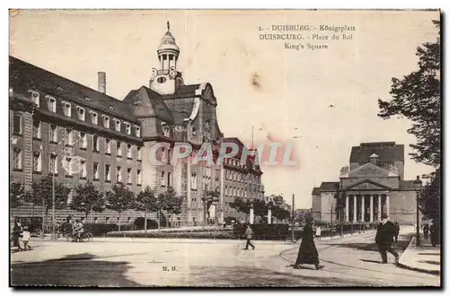 Cartes postales Duisburg Place du roi