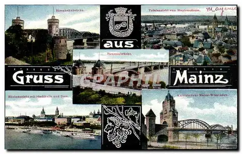 Cartes postales Mainz Gruss