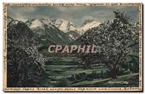 Cartes postales Oberstdorf im bayer Allgau