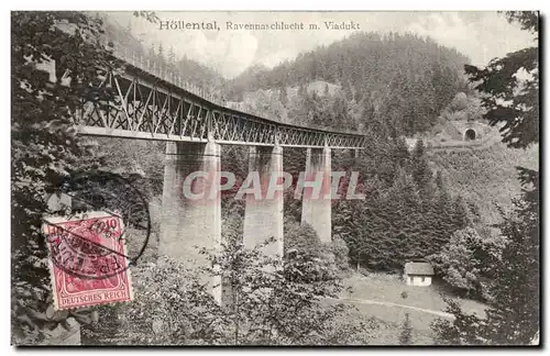 Cartes postales Hollental Ravennaschulcht im Viadukt