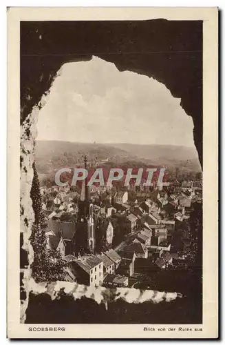 Cartes postales Godesberg Blick von der Ruie aus