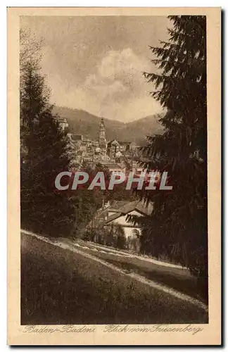 Cartes postales Baden Baden Blick vom Fresenberg