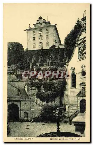 Cartes postales Baden Baden Klosterkirche z Heil Grab