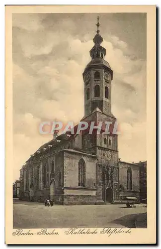 Cartes postales Baden Baden Katholische Stiftskirche