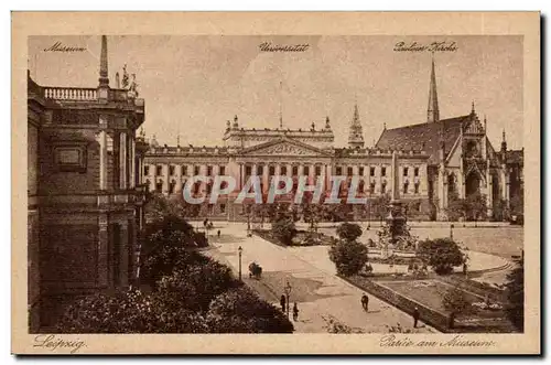 Cartes postales Leipzig Partie am Museum