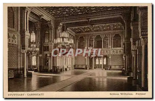 Cartes postales Stuttgart Cannstatt Schloss Wilhelms Festsaal