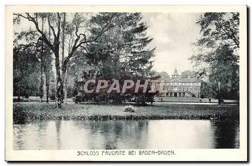 Cartes postales Schloss Favorite bei Baden Baden