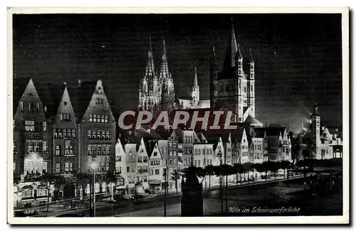 Cartes postales Koln im Scheinwerferlicht