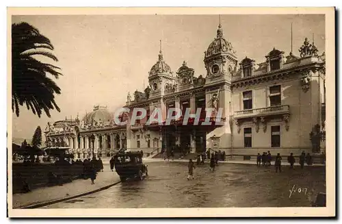 Cartes postales Monte Carlo Monaco Facade du casino