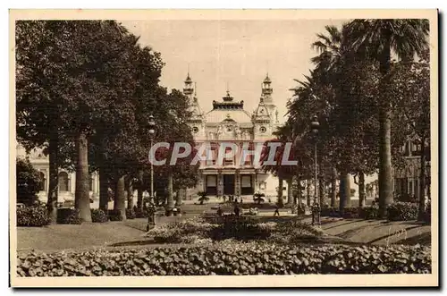 Cartes postales Monte Carlo Monaco Le casino et les jardins