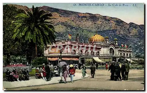 Cartes postales Monte Carlo Monaco Le cafe de Paris