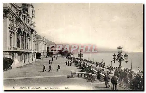 Cartes postales Monaco Monte Carlo Les terrasses