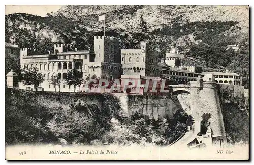 Cartes postales Monaco Monte Carlo Le palais du prince