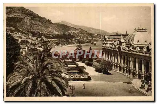 Cartes postales Monaco Monte Carlo Le casino et la ville