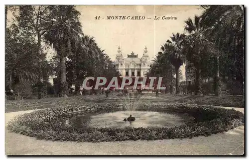 Cartes postales Monaco Monte Carlo le casino