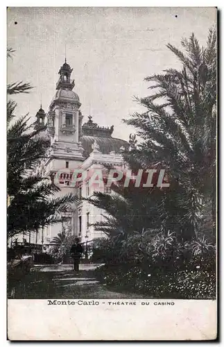 Cartes postales Monaco Monte Carlo Theatre du casino