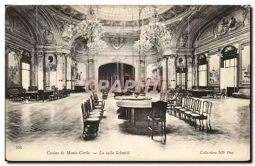 Cartes postales Monaco Monte Carlo Casino La salle Schmitt