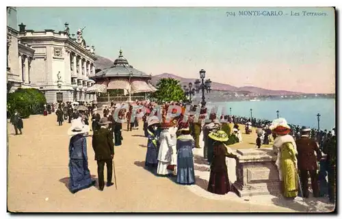 Cartes postales Monaco Monte Carlo Les terrasses