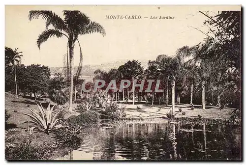 Cartes postales Monaco Monte Carlo Les jardins