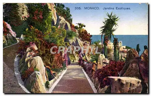 Cartes postales Monaco Monte Carlo Jardins exotiques