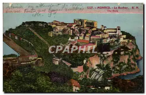 Cartes postales Monaco Monte Carlo Le rocher