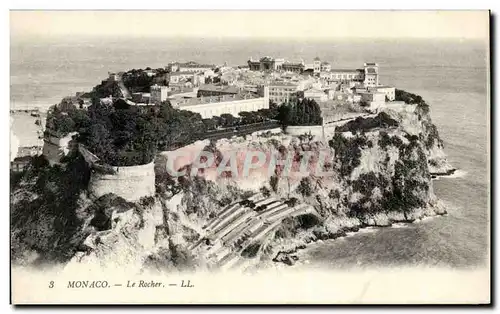 Cartes postales Monaco Monte Carlo Le rocher