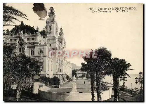 Cartes postales Monaco Monte Carlo Les terrasses