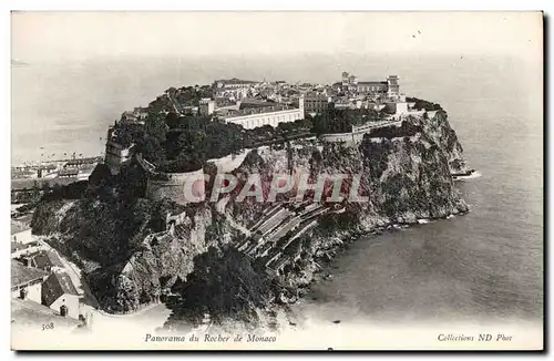 Cartes postales Monaco Monte Carlo Panorama du rocher